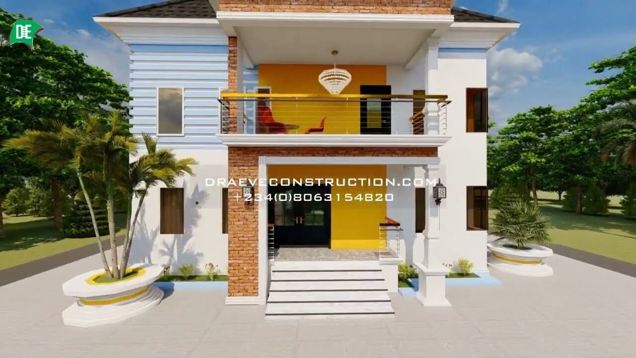 4 Bedroom Duplex Floor Plan | Nigerian House Plans