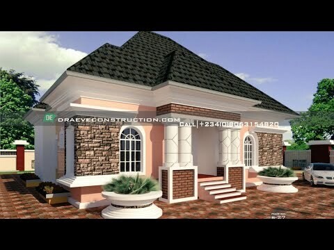 3 Bedroom Bungalow Floorplan with Key Construction Materials Estimate | Nigerian House Plans
