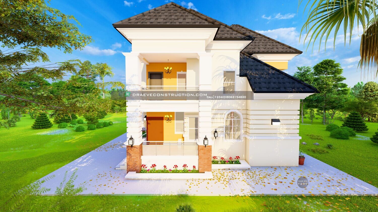 3 Bedroom Bungalow with Penthouse Floorplans