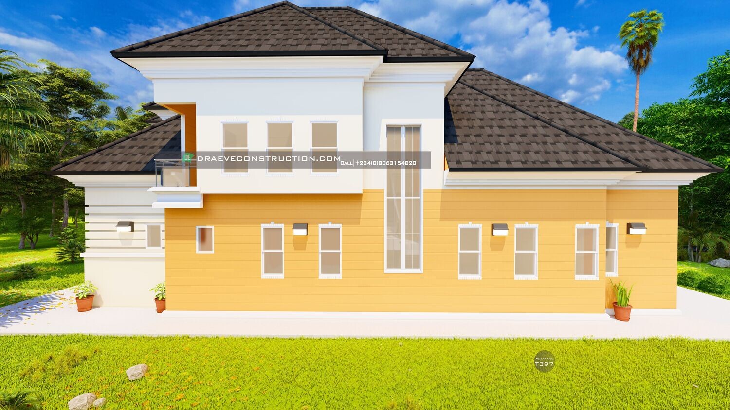 3 Bedroom Bungalow with Penthouse Floorplans