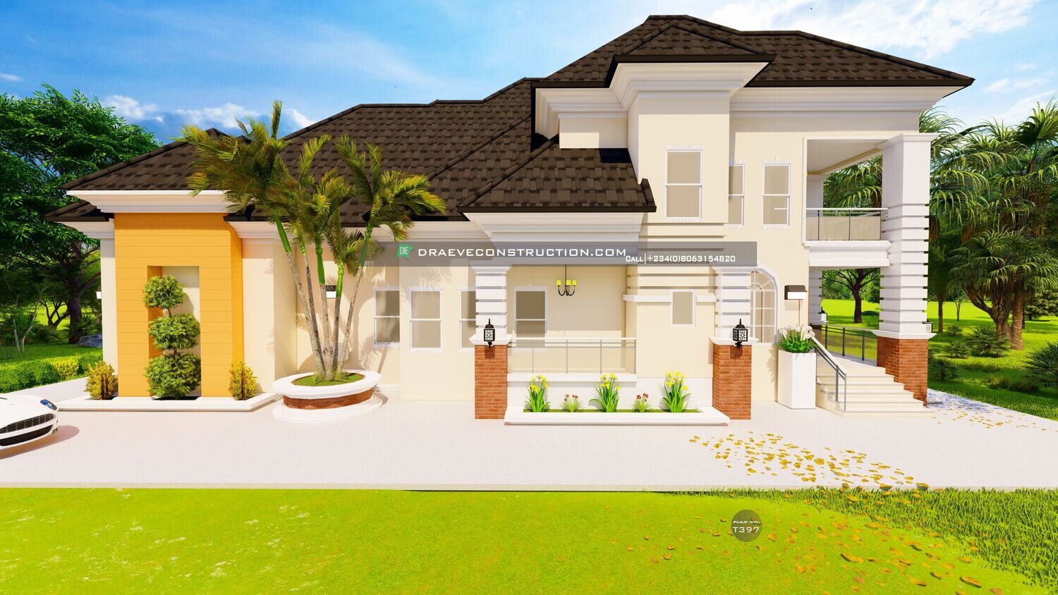 3 Bedroom Bungalow with Penthouse Floorplans