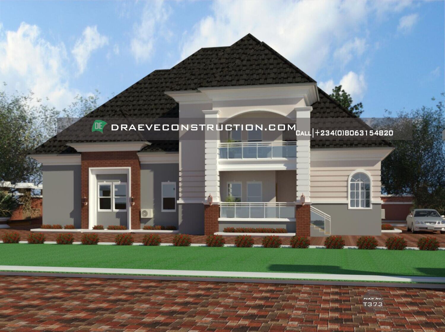 3 Bedroom Bungalow with Penthouse Floorplans