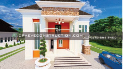 6 Bedroom Duplex Floorplans Design with Anteroom