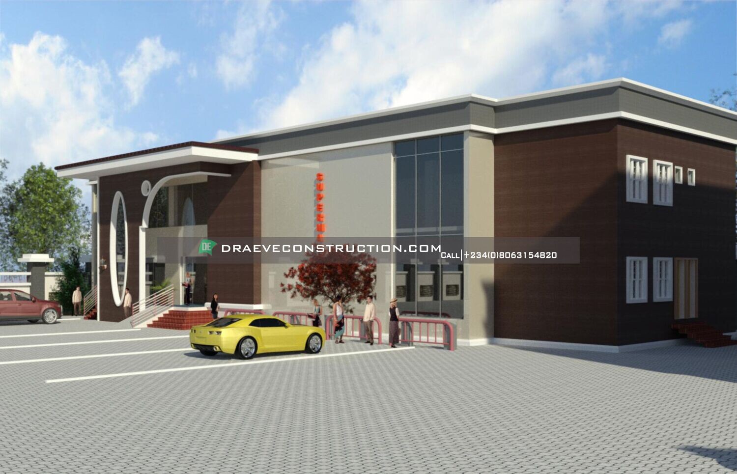 Supermarket Design Floor plan (1-Storey)