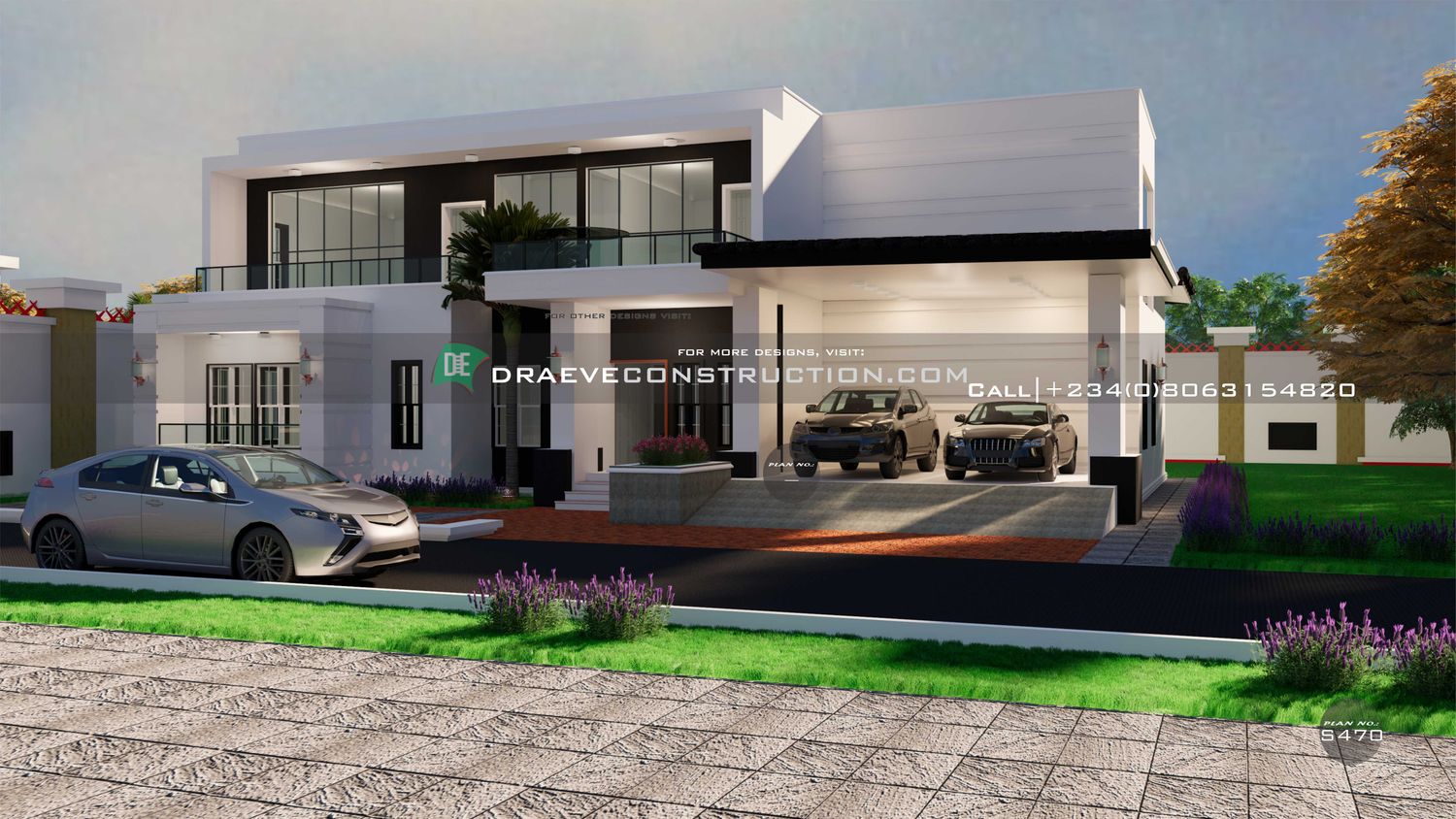 4 Bedroom Penthouse Floorplan Design for a Plot | Nigerian House Plans