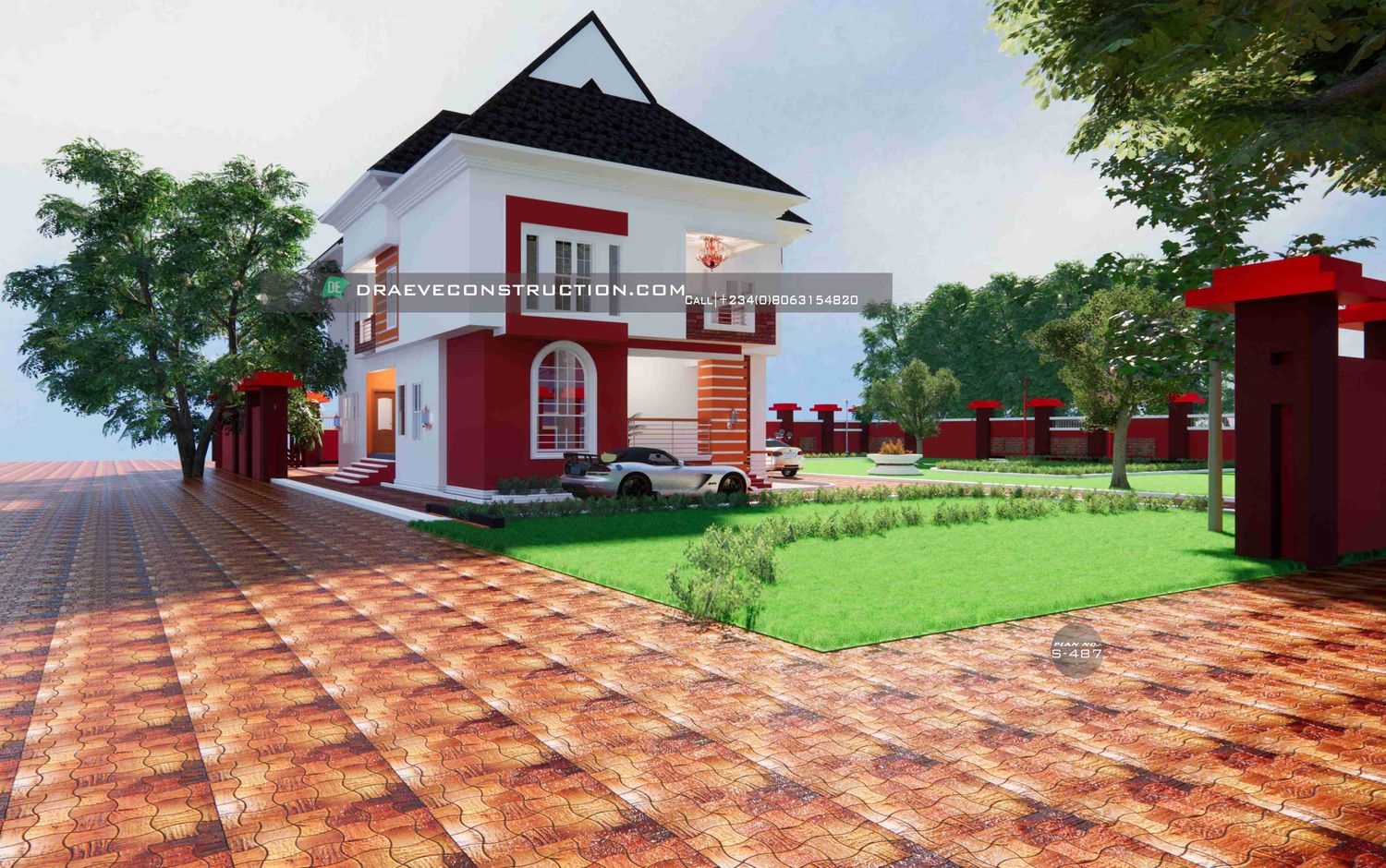 5 Bedroom Duplex Floorplan Design | Nigerian House Plans