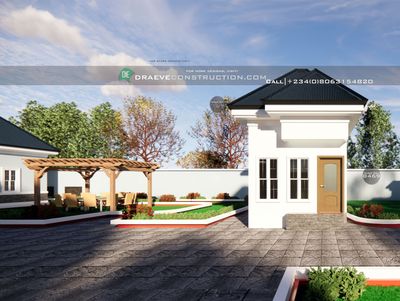Selfcontain House Plan | Nigerian House Designs [Area: 13.31 Sqm]