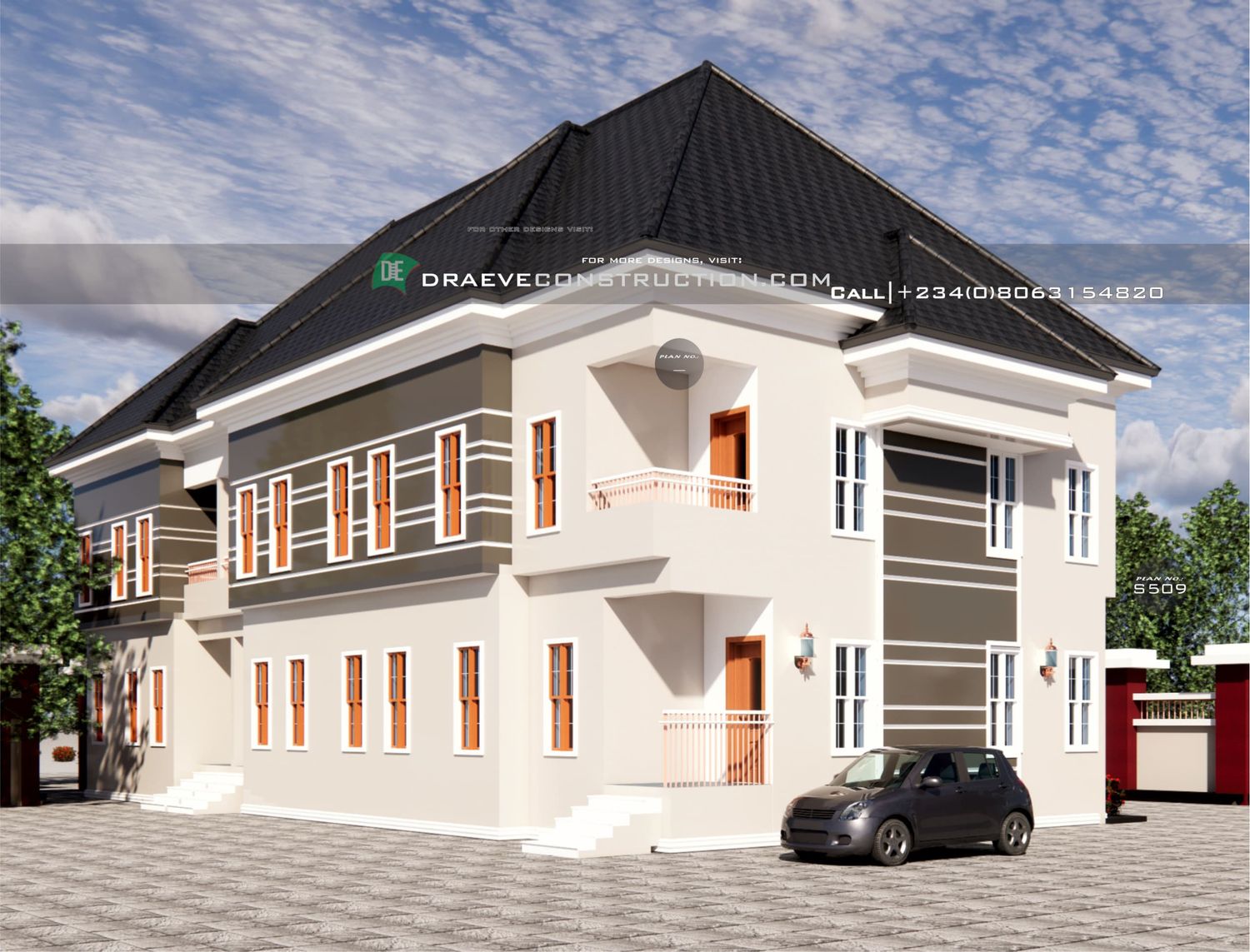 6 Units of 1 Bedroom Flat Floorplan Design [Area: 242 Sqm]