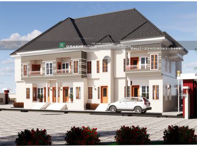 6 Units of 1 Bedroom Flat Floorplan Design [Area: 242 Sqm]