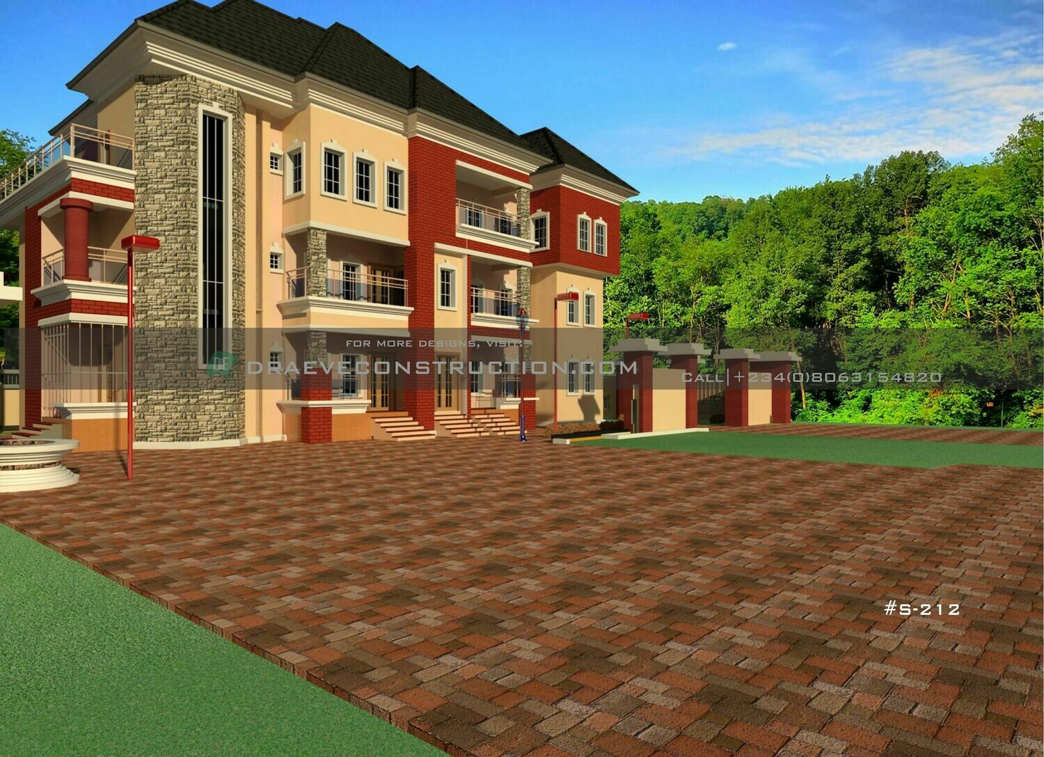 1, 2 &amp; 3 Bedroom Apartments Floorplan Preview | Nigerian House Plans