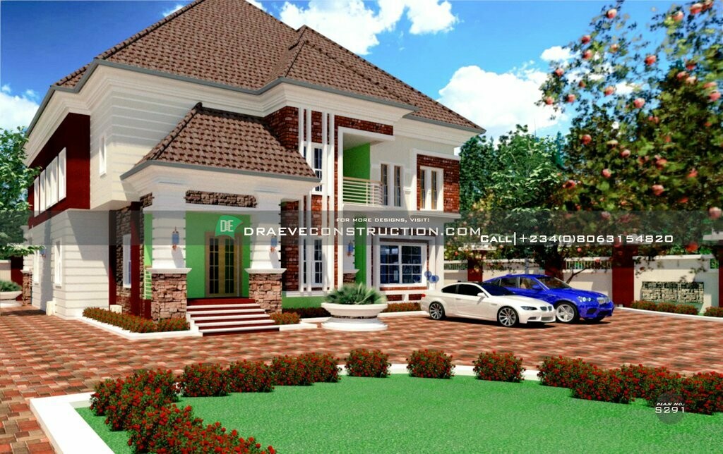 6 Bedroom Duplex Houseplan Preview | Nigerian House Plans