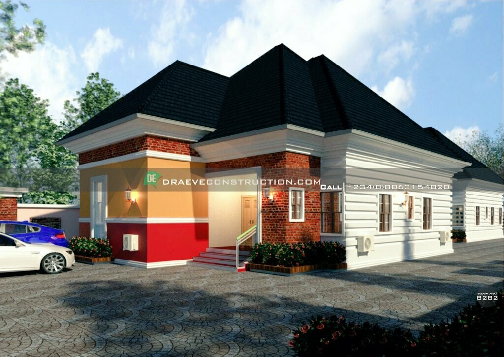 3 Bedroom Flat, 2 Bedroom flat &amp; Selfcontain Floor Plan Preview with Video Animation | Nigerian House Plans