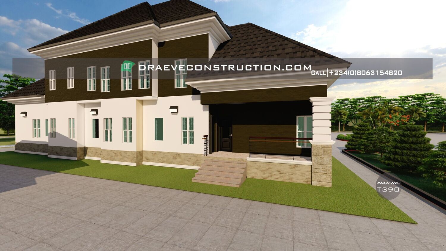 5 Bedroom Penthouse Floorplans with Anteroom | Nigerian House Plans