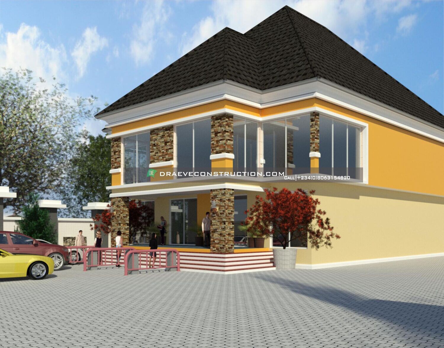 Supermarket Design Floor plan (1-Storey)