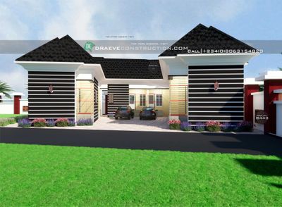 8 Units of Selfcontain Apartments Floorplan Design on less than 1 Plot | Nigerian House Plans