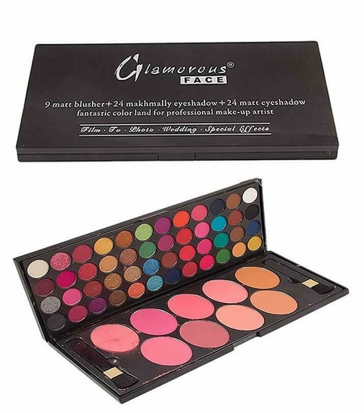 Glamorous Face 9 matt Blusher + 24 Makhmally Eyeshadow + 24 Matt Eyeshadow  