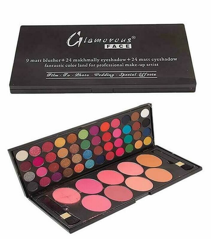 Glamorous Face 9 matt Blusher + 24 Makhmally Eyeshadow + 24 Matt Eyeshadow  