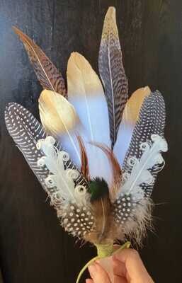 NEW . . . Large Smudging Sage Fan - Only
