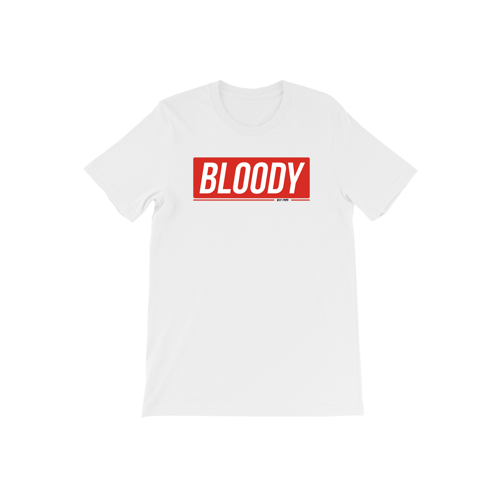 Bloody Short Sleeve T-Shirt Fashion Tee