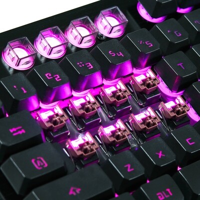 (Renewed) B380 Light Strike 8 Key Optical RGB Gaming Keyboard