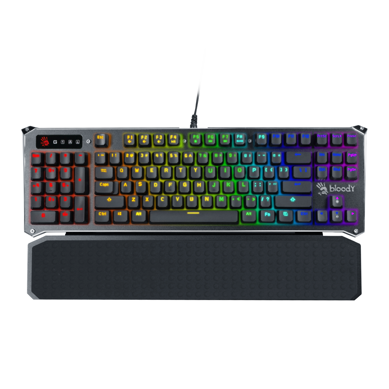(Renewed) B945 Ergonomic Full-Size Light Strike Libra Optical Gaming Keyboard