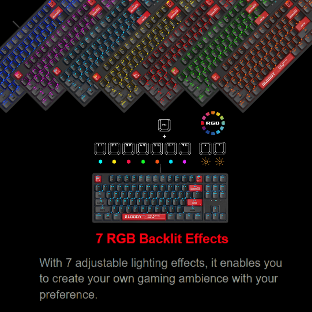 【新品】 Bloody AT87 VALORANTキーボード TKL 英語配列 Amazon.com: Bloody AT87 Optical Mechanical Gaming Keyboard 87 Key