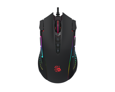 J90s RGB Ambidextrous Gaming Mouse - Black