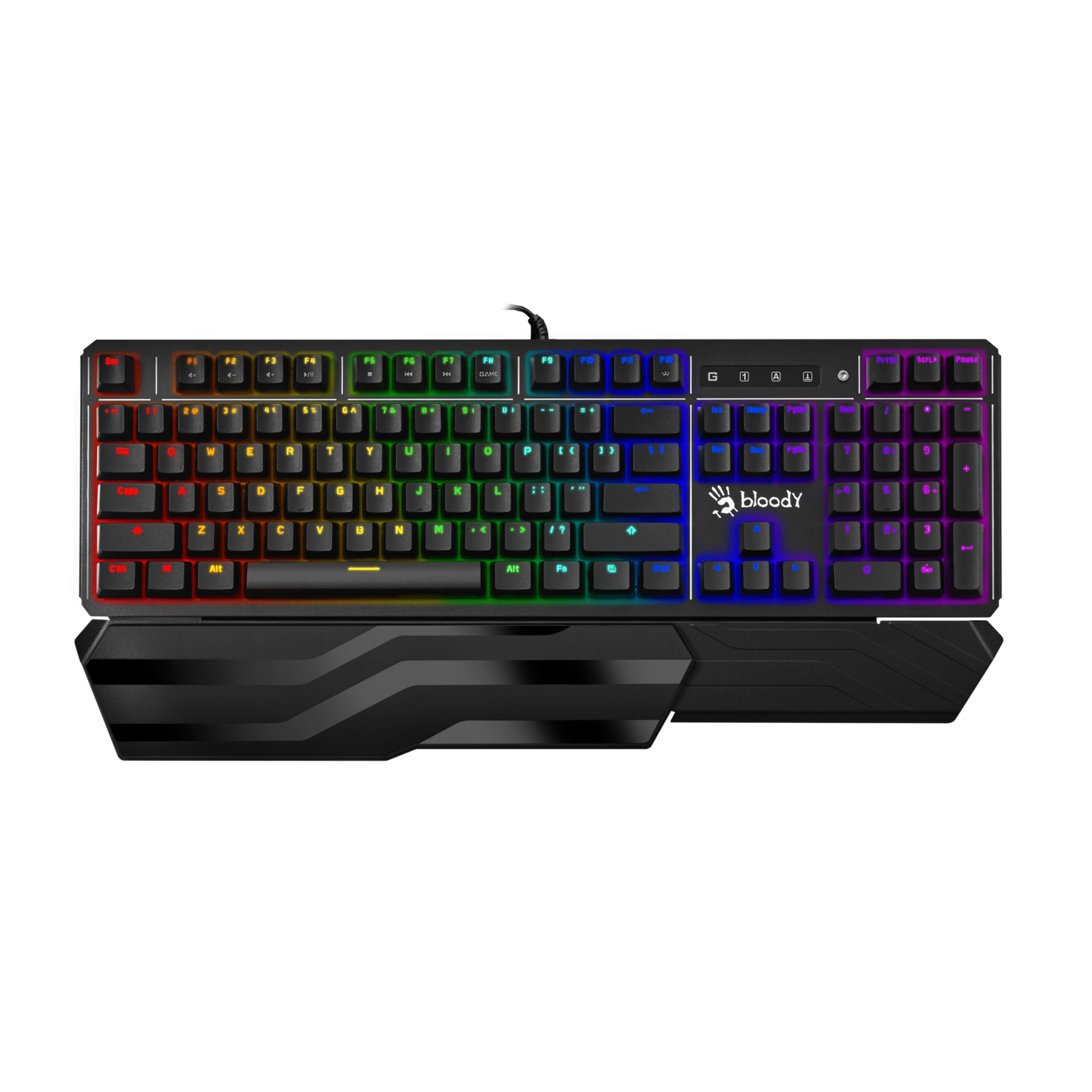 B975 Classic Full-Size Light Strike Libra Optical Gaming Keyboard