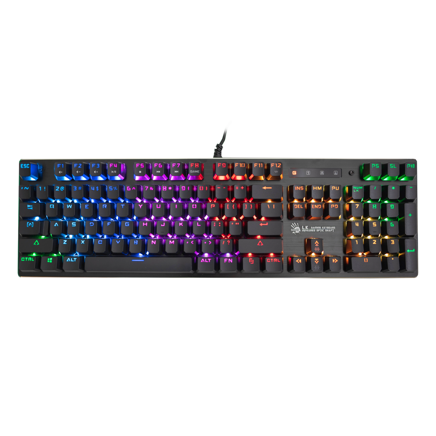 (Renewed) B820 Classic Full-Size Light Strike LK2 Optical Gaming Keyboard - Blue Switch (Renewed) B820 Classic Full-Size Light Strike LK2 Optical Gaming Keyboard - Blue Switch