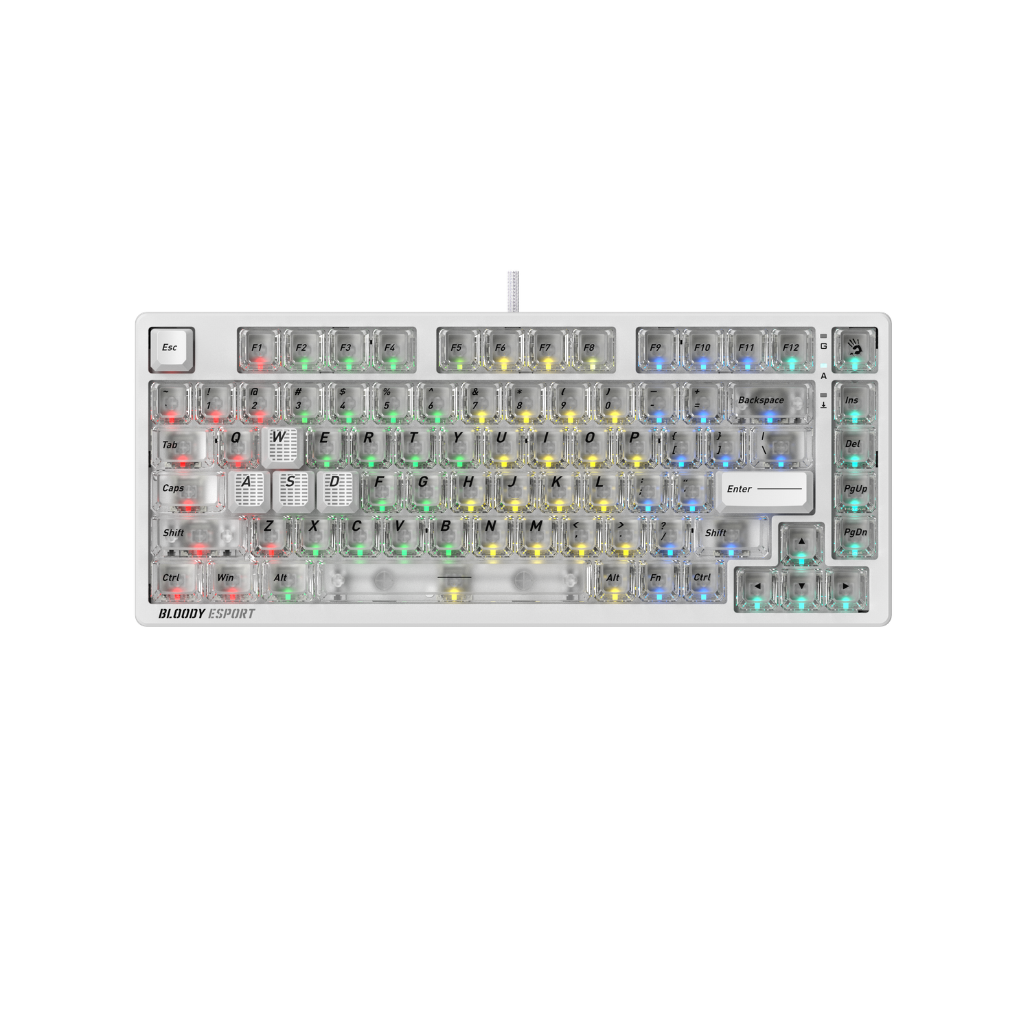 Bloody MS76 Magnetic Hall Effect Performance Keyboard