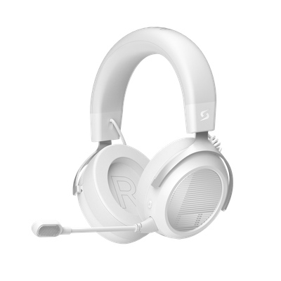 Savage Impact TR50 Wireless Gaming Headset 50mm Radar Diaphragm Drivers Virtual 7.1 Surround - White