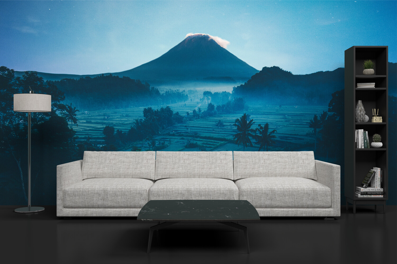 BLUE BALI | Vinyl Wall Mural for Any Room | Removable Vinyl Wallpaper BLUE BALI | Vinyl Wall Mural for Any Room | Removable Vinyl Wallpaper