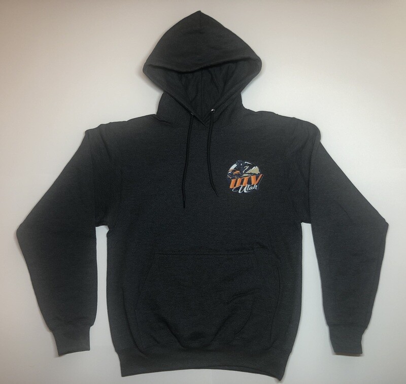 UTV Utah Men's Hoodie (Small Front Logo - 2 Sided)