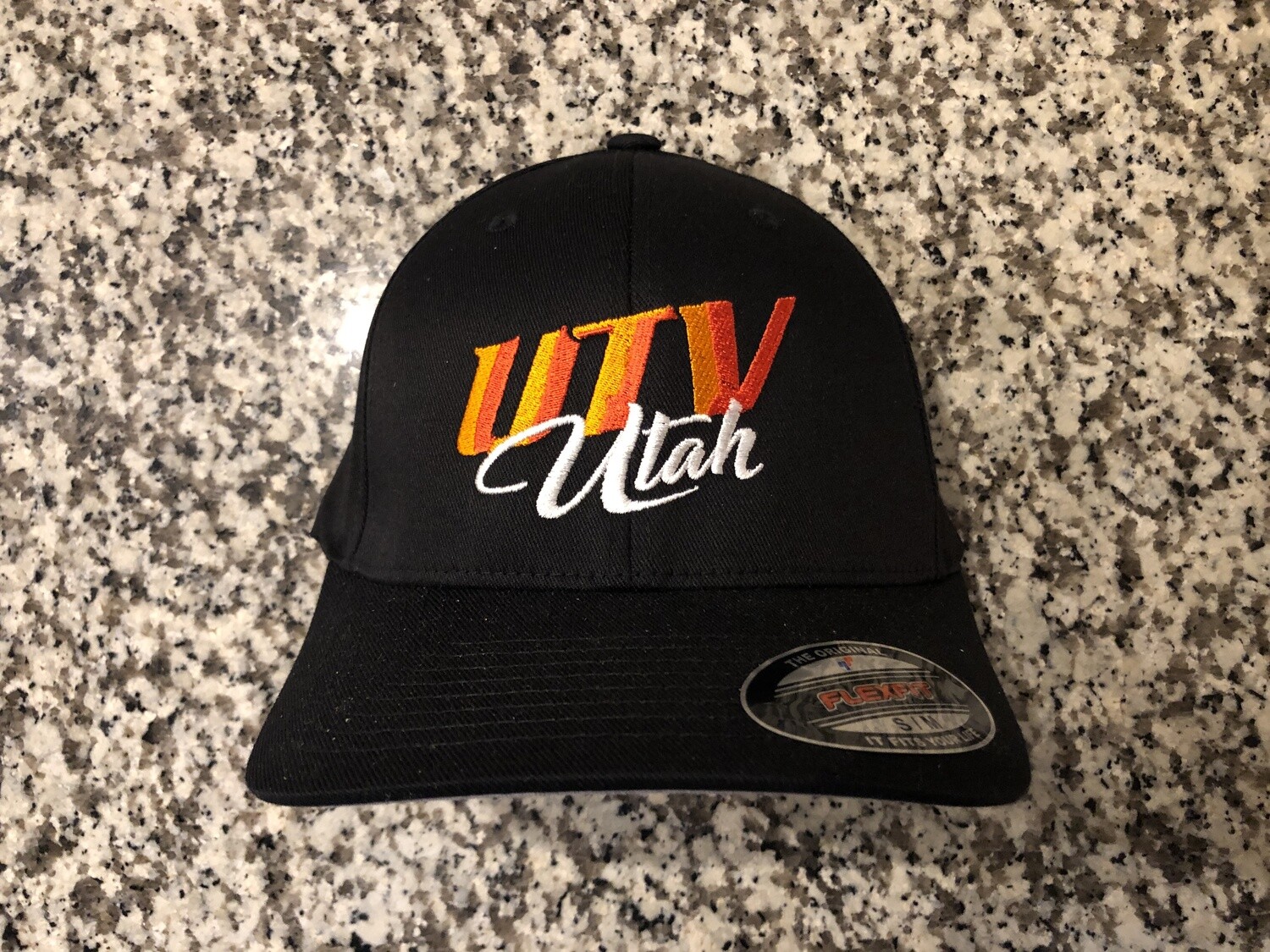 UTV Utah Hat (Black Flexfit Curved Bill)