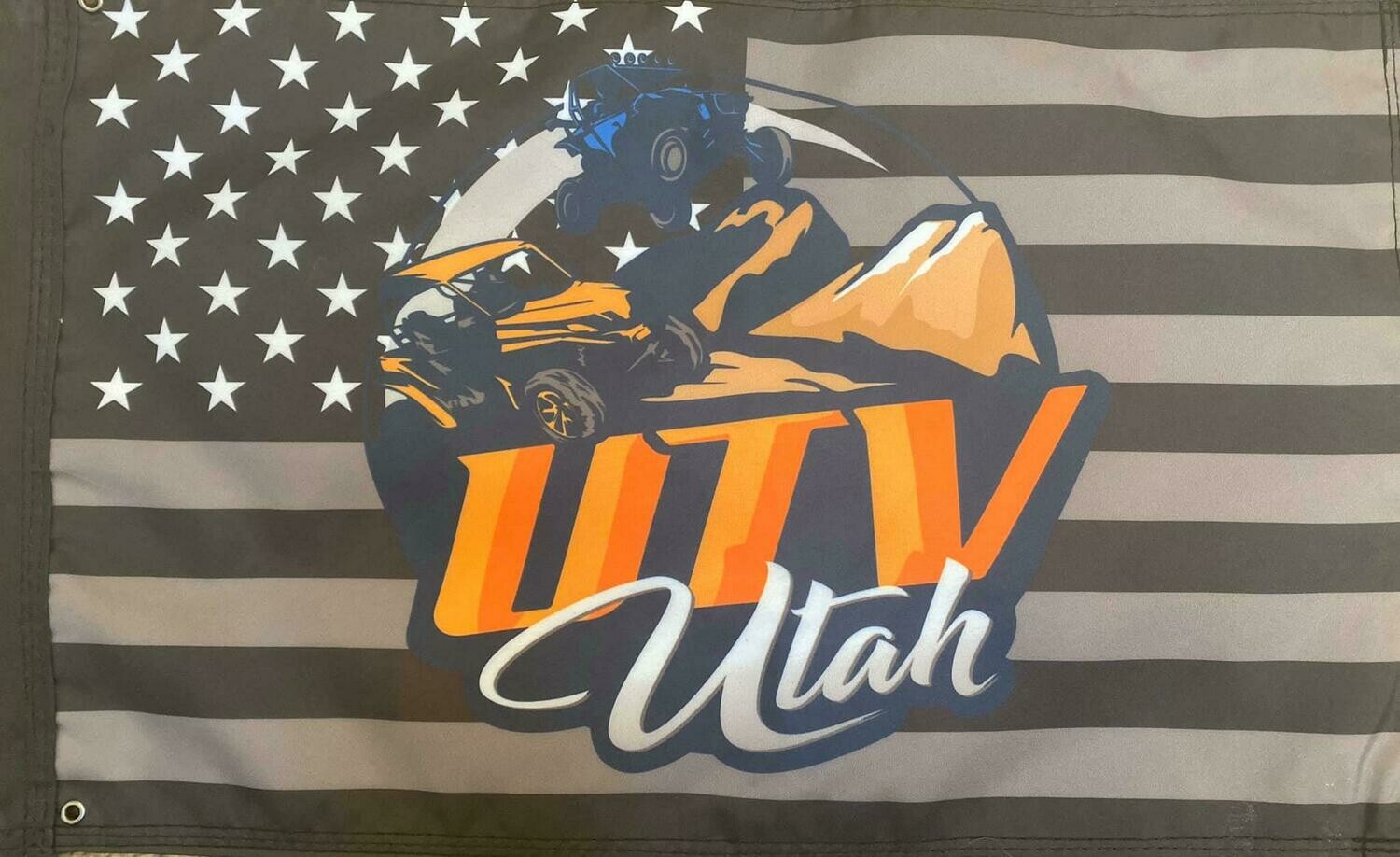 UTV Utah Flag (US Flag Edition) (IN-PERSON AT EVENTS ONLY)