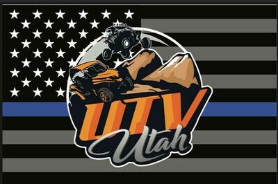 UTV Utah Flag (Thin Blue Line Edition) (12