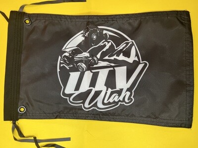 Limited Edition Black and White UTV Utah flag (12