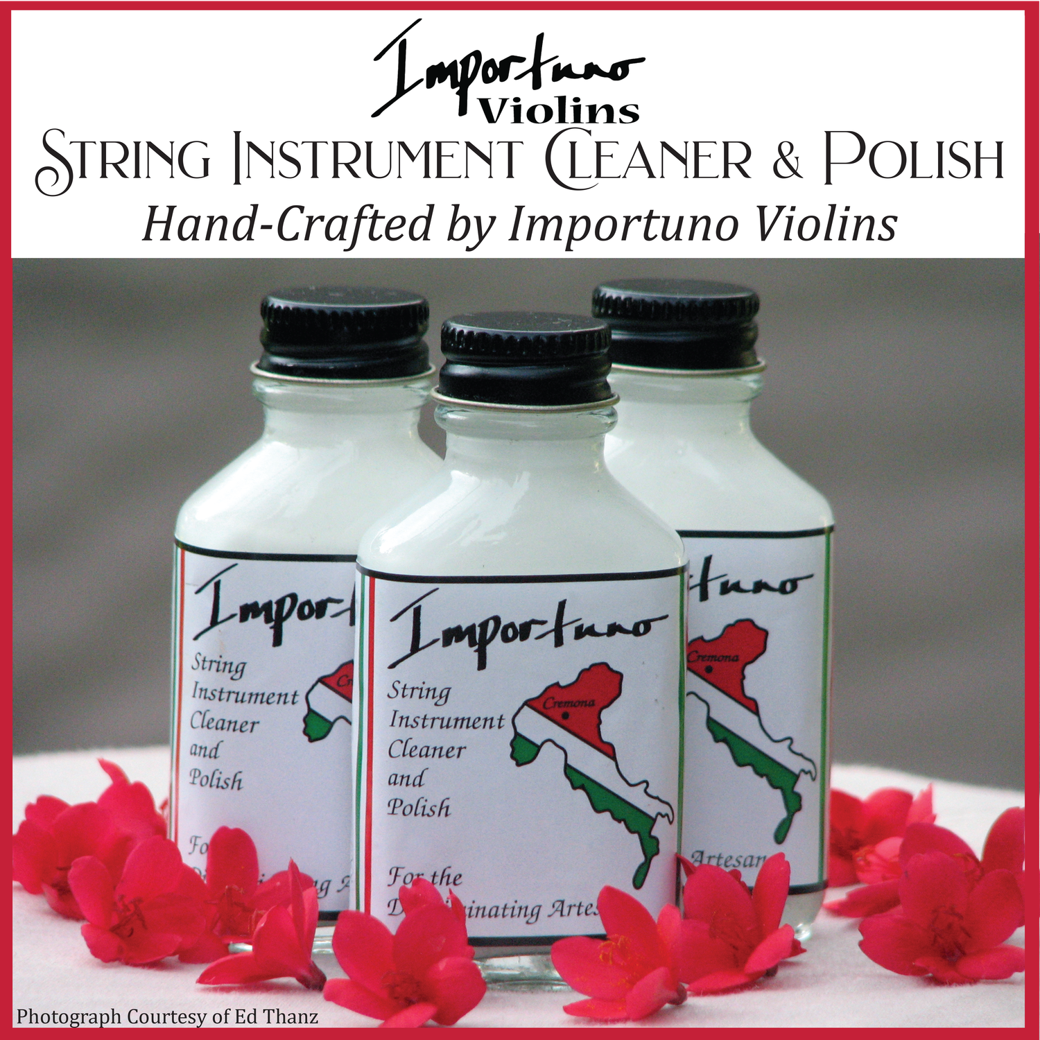 Hand-Crafted String Instrument Cleaner &amp; Polish by Importuno Violins