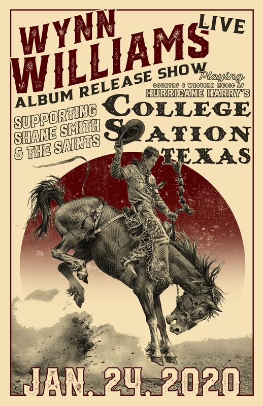 Limited Edition Album Release Show Poster