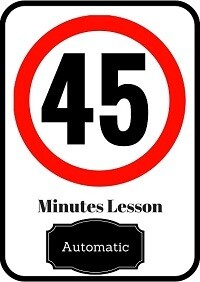 Automatic driving lesson 45 minutes