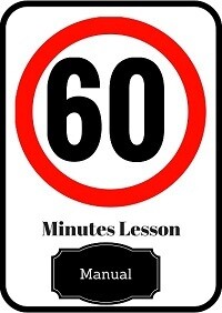 Manual driving lesson 60 minutes