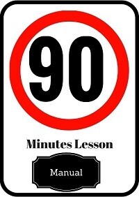 Manual driving lesson 90 minutes