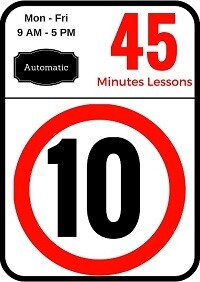 Automatic 10 Lessons of 45 minutes Automatic 10 Lessons of 45 minutes