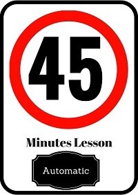 Automatic driving lesson 45 minutes Automatic driving lesson 45 minutes