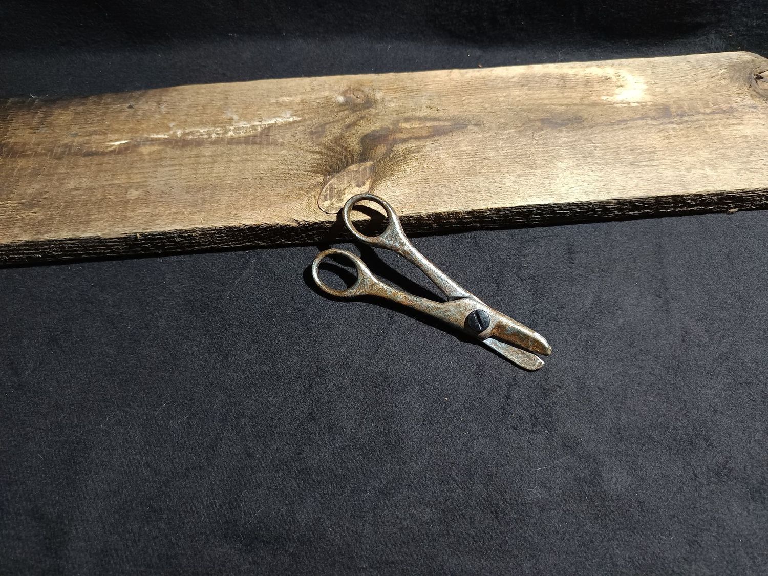 Rostige kleine Schere