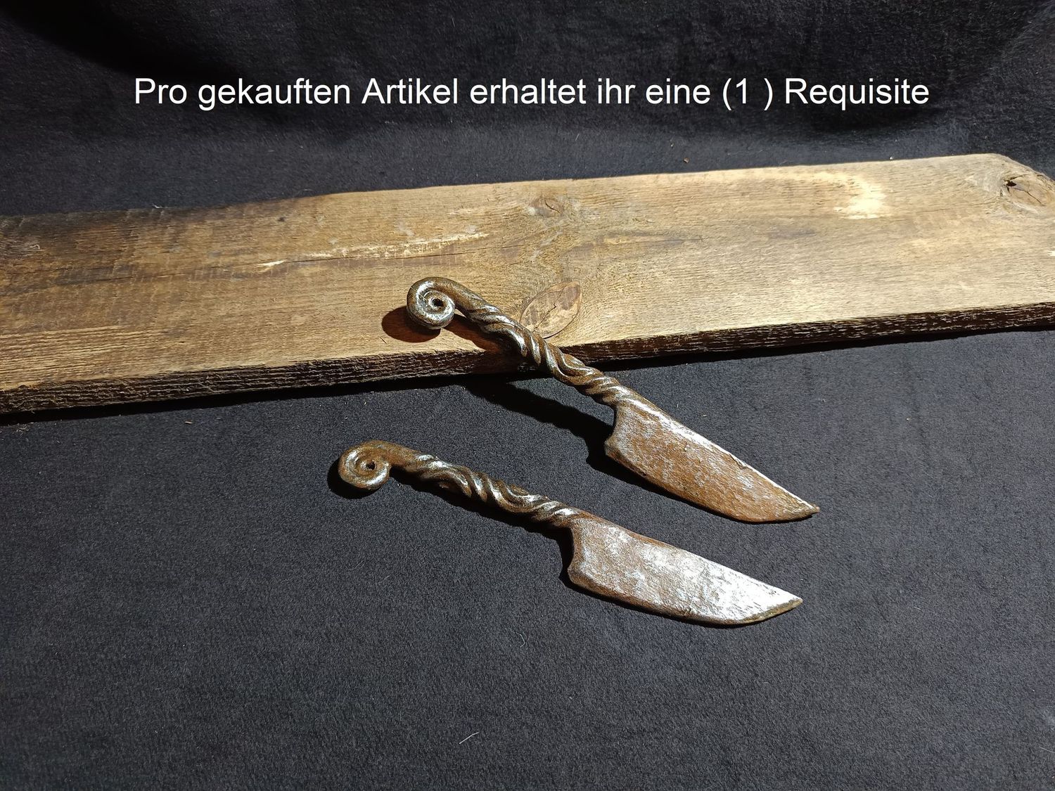 Schlichtes rostiges Messer