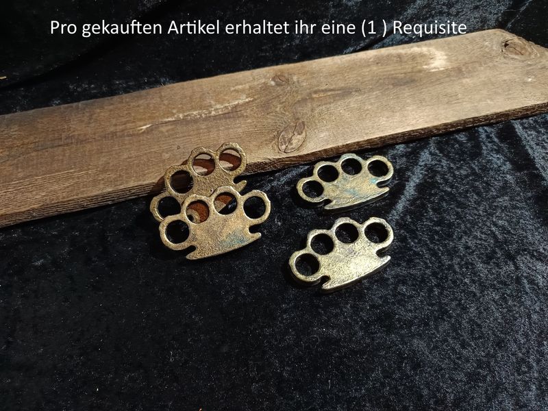 Kleiner Faustring Messing Optik - (Requisite 10cm) Kleiner Faustring Messing Optik - (Requisite 10cm)