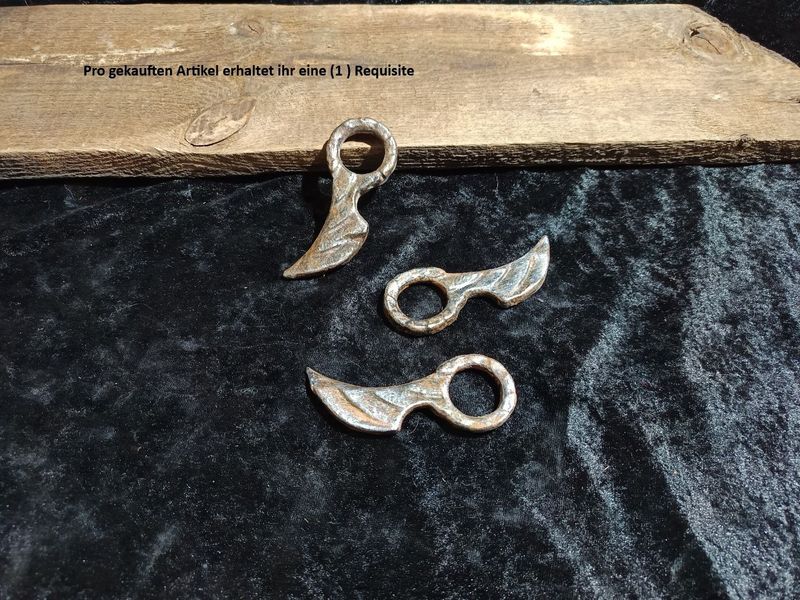 Rostiges Beutelschneidermesser Rostiges Beutelschneidermesser