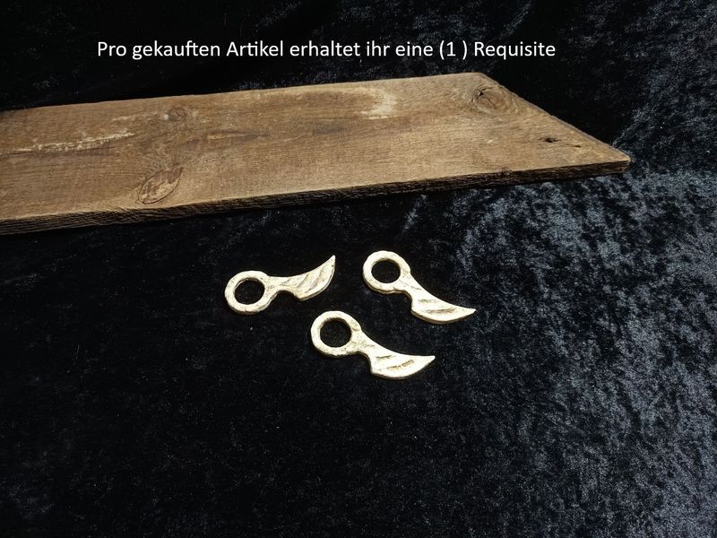 Beutelschneidermesser (Knochen/Elfenbein Optik)