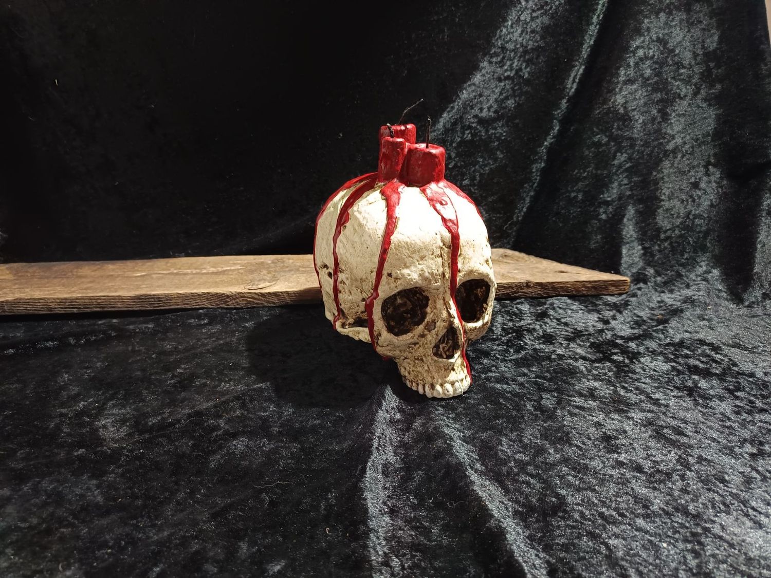 Erloschener Ritualschädel